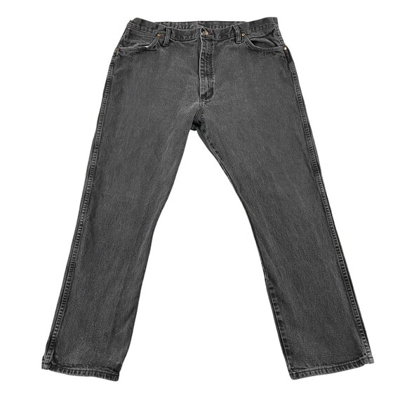 Wrangler Jeans Mens 40x32 Cowboy Cut Black Denim 13MWZWK Vintage - Picture 1 of 7